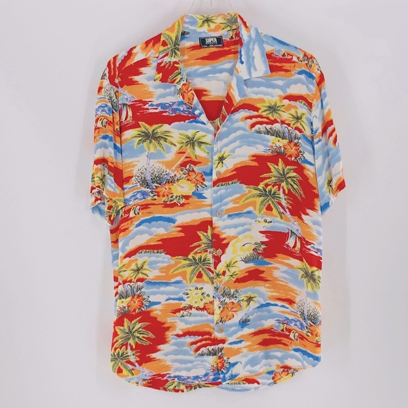 Super Massive Other - Super Massive Hawaiian Beach Print Shirt
